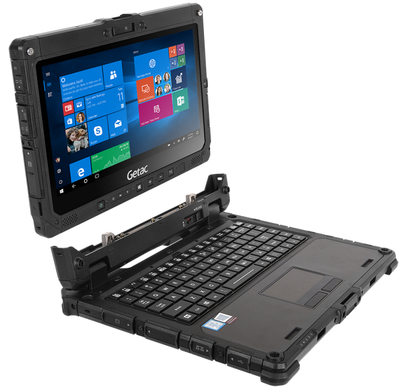 Getac K120 G1, 12,5 FHD Touch i5-8250U 16GB 256GB SSD IP65 W11 Pro