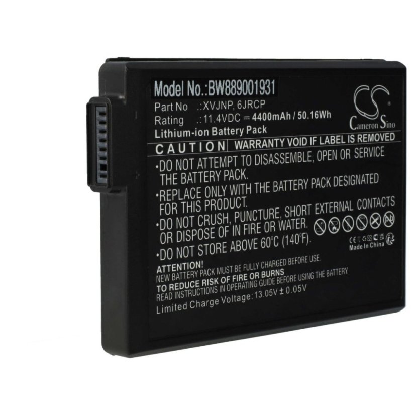 Alternativní baterie 4400 mAh 6JRCP XVJNP, pro Dell Latitude 5430 Rugged, 7330 Rugged