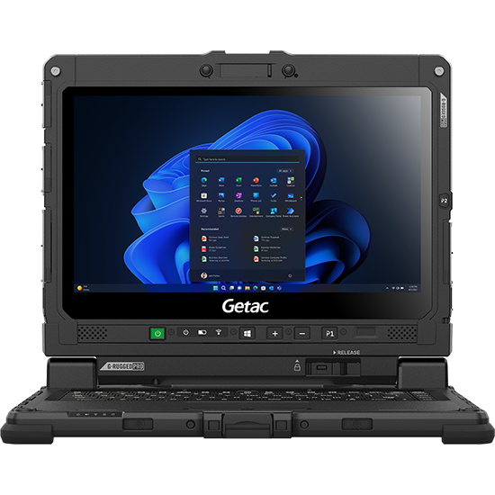 Getac K120 G1, 12,5 FHD Touch, i7-8550U 16GB 256GB SSD IP65 W11 Pro