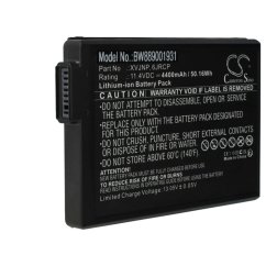 Alternativní baterie 4400 mAh 6JRCP XVJNP, pro Dell Latitude 5430 Rugged, 7330 Rugged