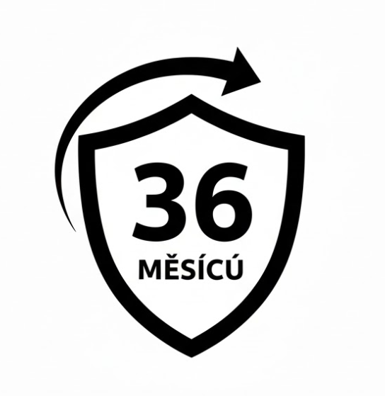 Prodloužená záruka na 36 měsíců