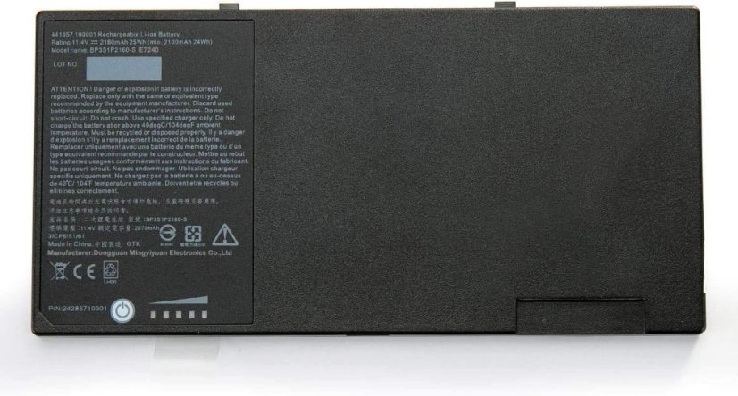 Baterie Getac BP3S1P2160-S pro tablet F110 G1 - G5